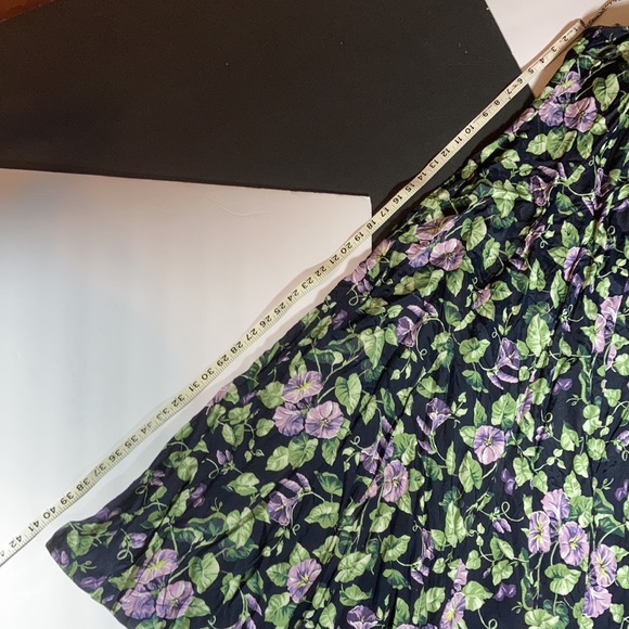 Carol Anderson Calif Gorgeous Vintage Maxi Dress with Woven Straps - Picture 5 of 7